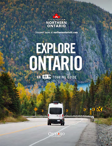 Titel Broschüre Ontario RV Routen